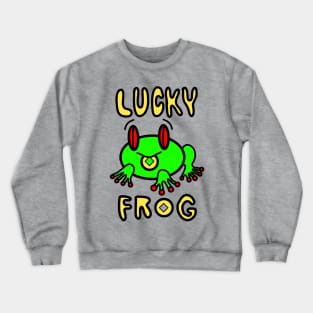 Lucky Leap Year Frog Crewneck Sweatshirt